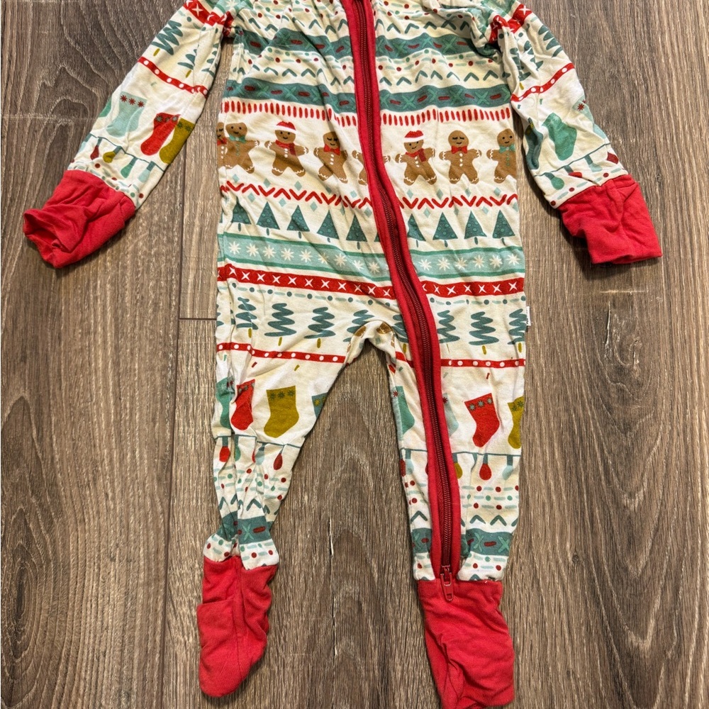 SET OF 2 Little Sleepies Convertible Holiday Prints Bundle